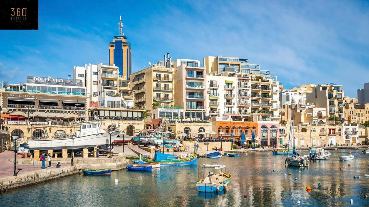 Centre Paceville Apt With Terrace, Bbq & Wifi By 360 Estates San Ġiljan Kültér fotó